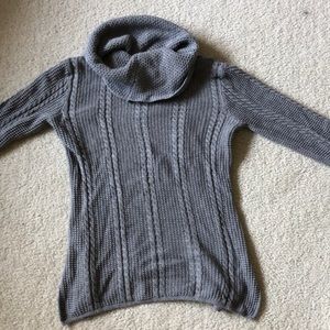 Grey knit sweater